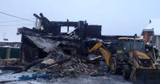 Демонтаж сгоревших зданий в Щекино | Сварной-Кно - снос после пожара от 1030 рублей