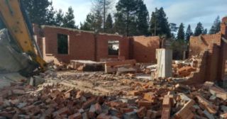 Демонтаж 1 этажного дома Щекино, цена от 1596 руб.